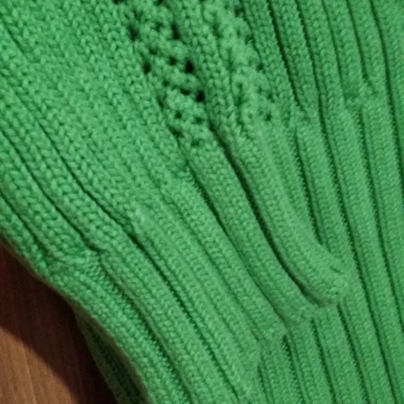 Kismet Green Knit Cardigan Sweater - Picture 5 of 7